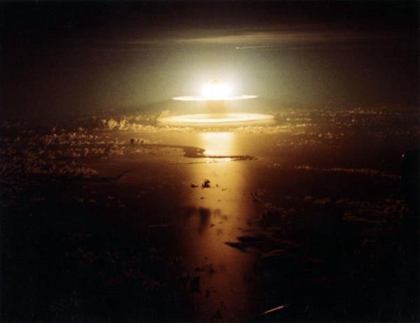 An Operation Dominic nuclear explosion over Kiritimati, 1962